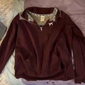 Pink brand pull over